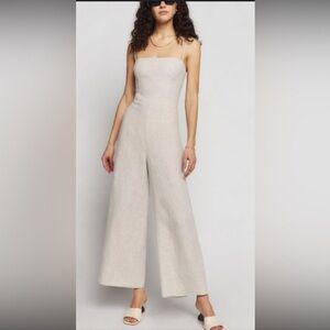 Reformation linen jumpsuit